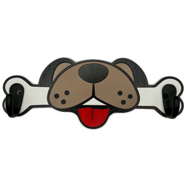 Adorable Dog with Bone  - Lead Holder