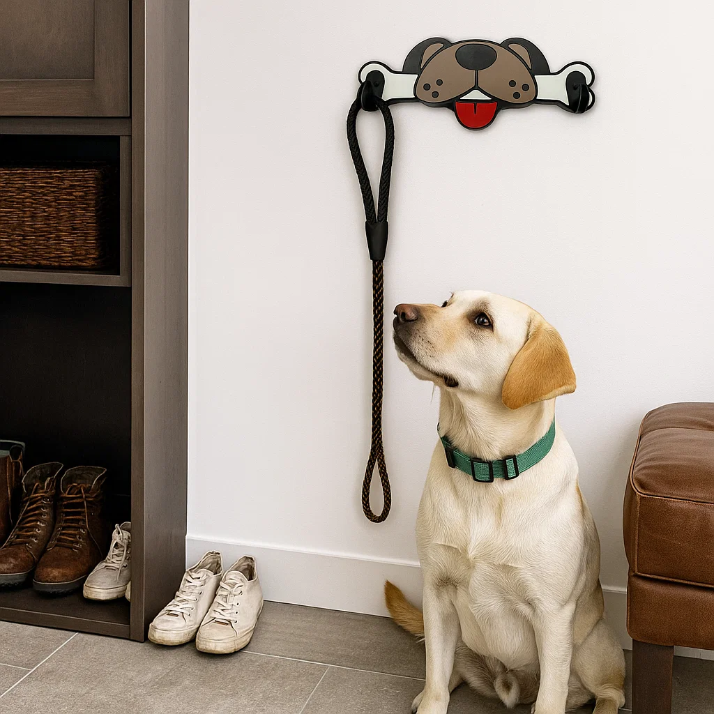 Dog with Bone Lead Hanger - Image 5