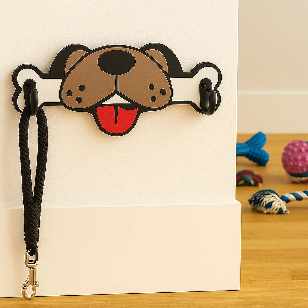 Dog with Bone Lead Hanger - Image 4