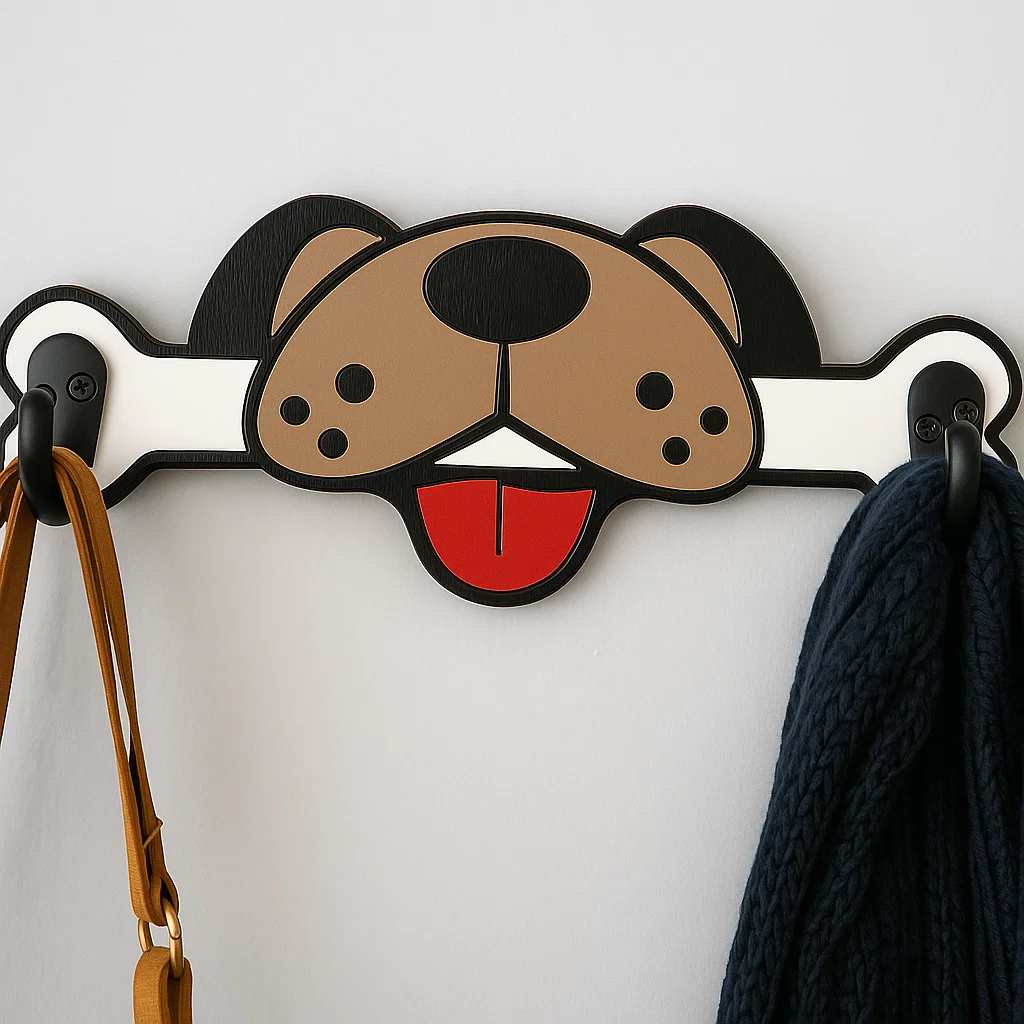 Dog with Bone Lead Hanger - Image 6