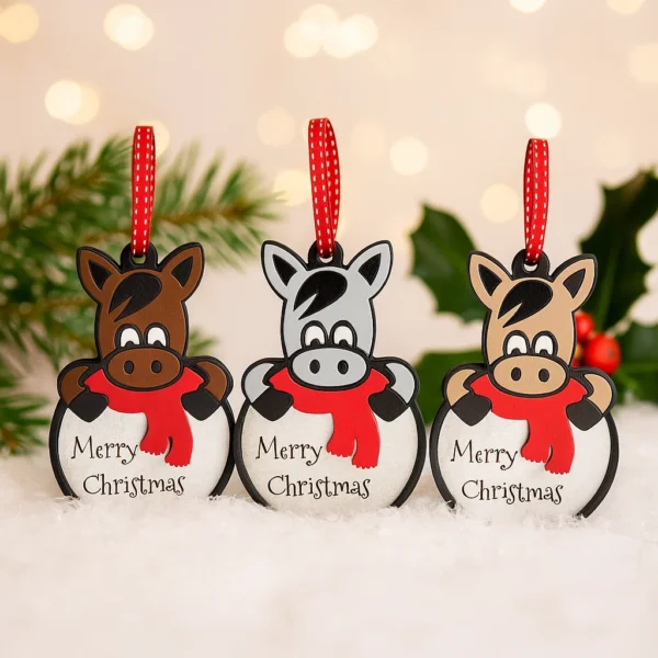 Set of 3 Pony Baubles