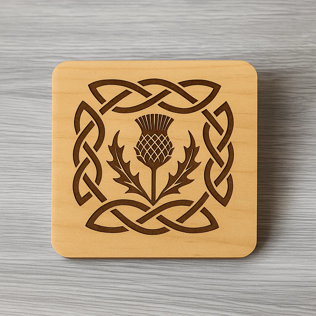 Coaster - Scottish Thistle