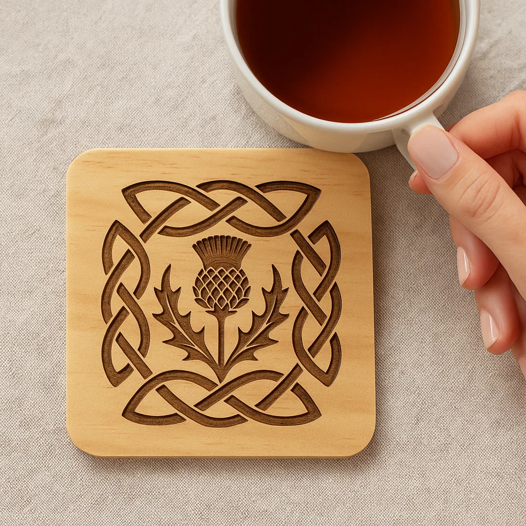 Coaster - Scottish Thistle - Image 2