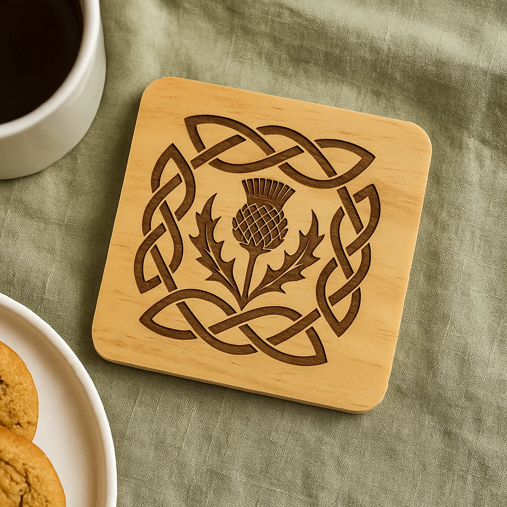 Coaster - Scottish Thistle - Image 3