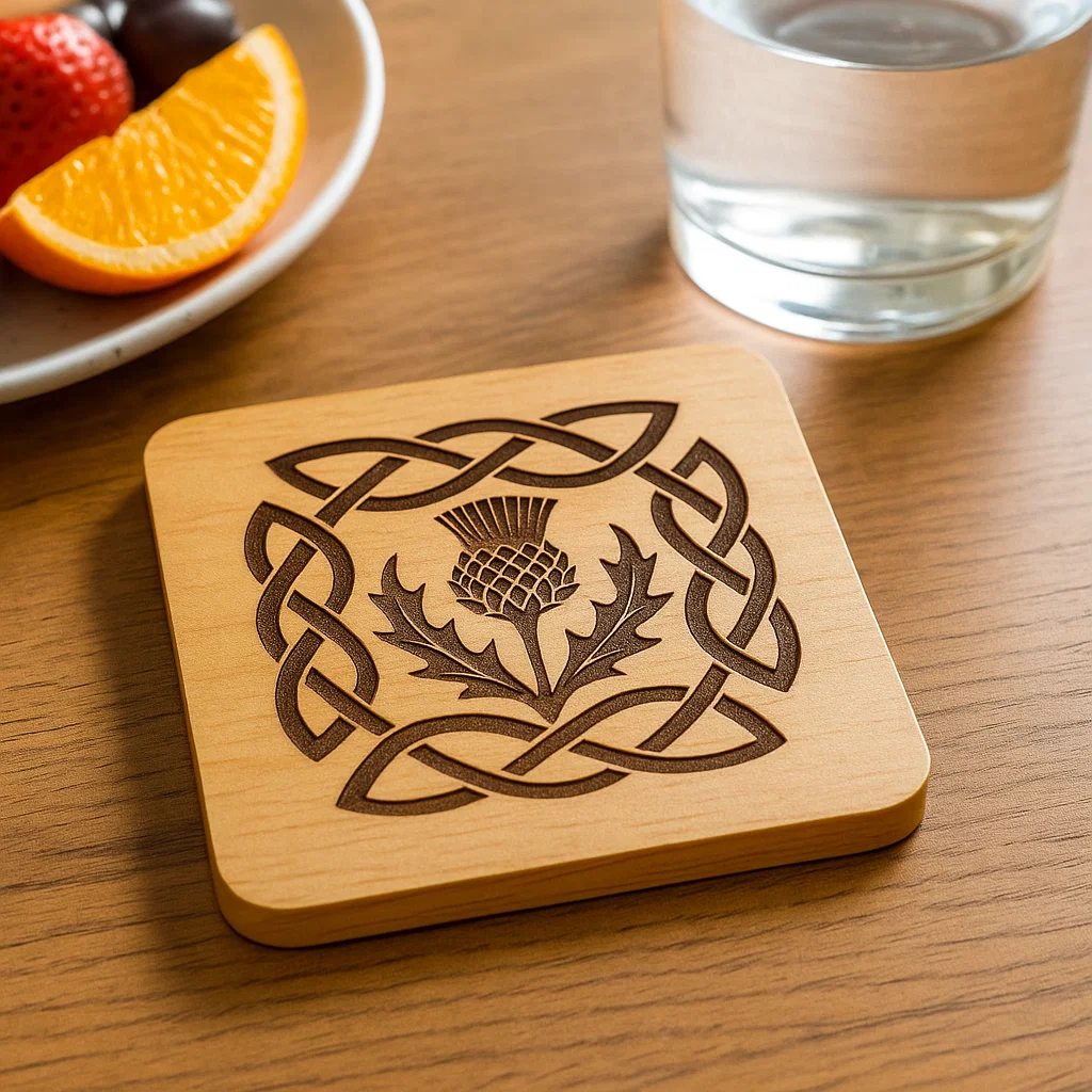 Coaster - Scottish Thistle - Image 4