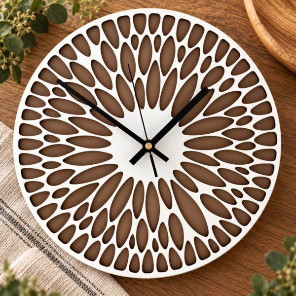 Petal Burst Wall Clock